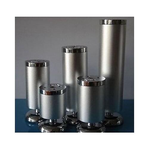 4pcs Set 120mm Metal Furniture Cabinet Legs Adjustable Bed Table Sofa Leg Feet