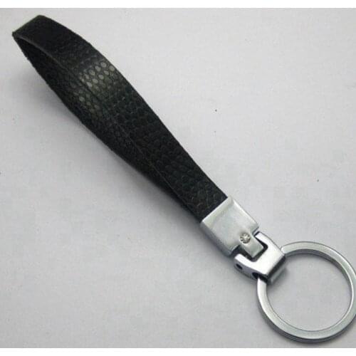 5 Stainless Steel Key Ring with Pink PU leather Band Fit 8mm Slide Charm