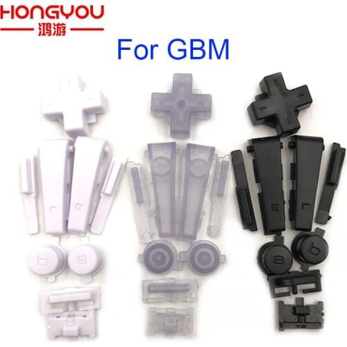 5set AB Colorful L R Buttons Keypads for GameBoy MICRO Buttons Frame for GBM D Pads Buttons