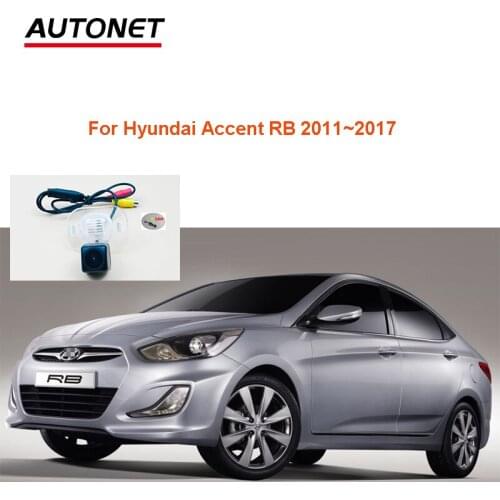 Autonet AHD Rear view camera For Hyundai Accent RB 2011 2012 2013~2017 license plate camera/CVBS night view reversing camera