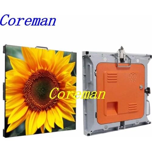 Free shipping 512x512mm Ultra-thin Indoor Aluminum LED Display Cabinet p8 512 for Indoor P2.5 P4 P5 P8 P10 Rental LED Screen