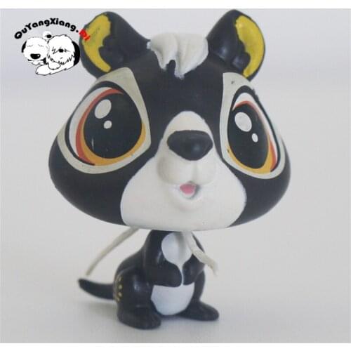 CW045 Pet Shop Animal White hair lovely mouse doll action Figure kitten