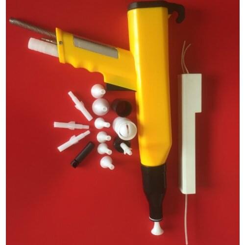 Electrostatic powder coating spray gun for KCI 2006+cascade+nozzle