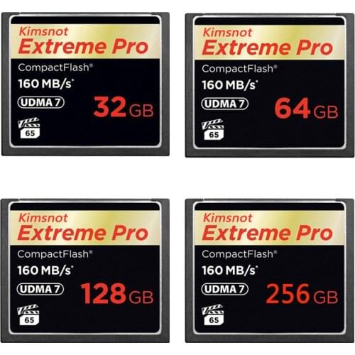 Kimsnot 160Mb/s CF Card 128GB 64GB 32GB 256GB Memory Card CompactFlash Compact Flash Card 1067x UDMA 7 For DSLR Camera