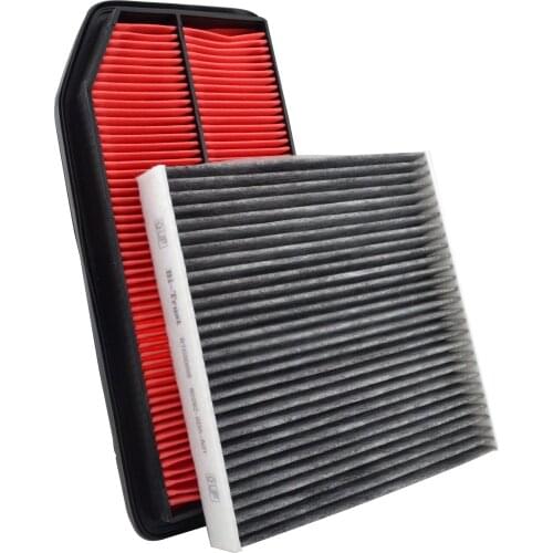 Bi-Trust Engine Cabin Air Filter Kit for Honda Ridgeline 3.5L 2006-2014 17220-RJE-A00 80292-SDA-A01