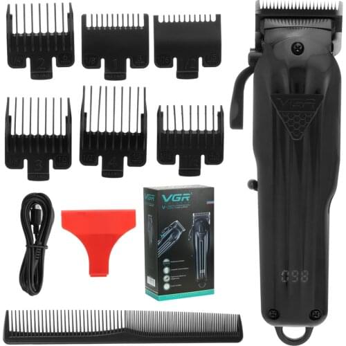 VGR Barber Hair Clipper Professional Hair Trimmer for Men Electric Beard Cutter Hair Cutting Machine Hair Cut Cordless Corded