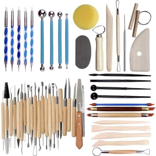 Pottery Tool Set, Contains Most of The Modeling Clay Tools to Meet Your Great Needs for Sculpting, Shaping, Modeling, Cutting