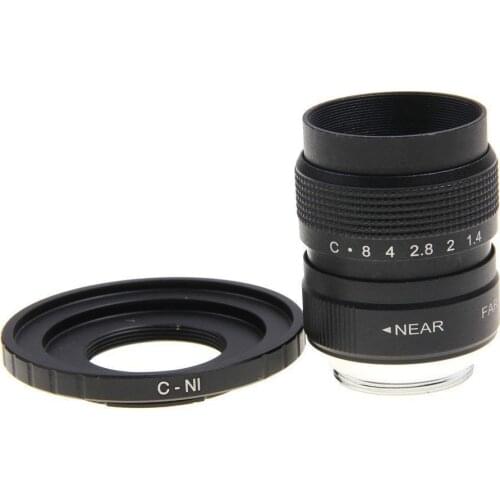 25mm F1.4 CCTV TV Movie lens + C Mount to Nikon 1 J5 S2 J4 V3 AW1 S1 J3 V2 J2 J1 V1