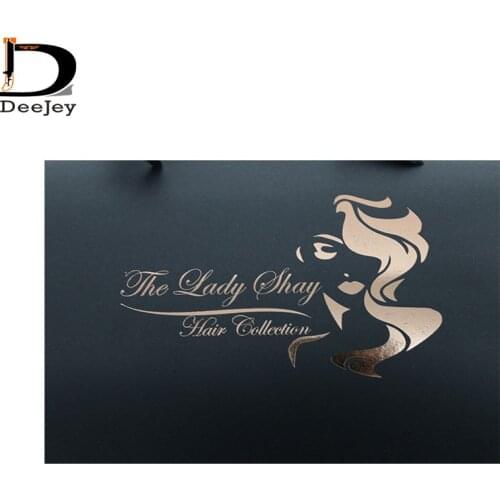 Wholesale high quality custom hair bundle pillow boxes for wig hair extension packaging