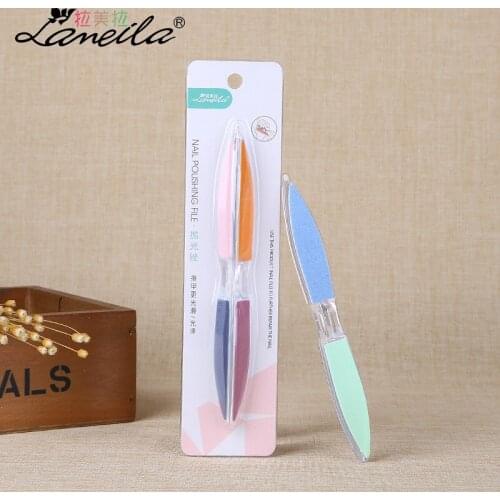 1Pcs Six-sided Polishing Nail File Tool Creative Printing Nail File Sanding Professional Lasting Durable Nail Tools Unisex New