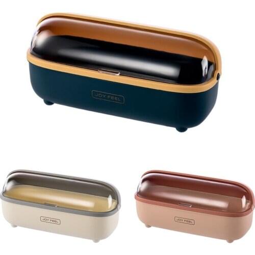 Flatware Tray Kitchen Drawer Organizer with Lid &Drainer Cutlery Tray