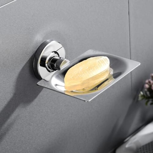 Soap Dishes Stainless Steel Soap Plates Holder Bathroom Soap Storage Rack Drain Bathroom Shower Accessories