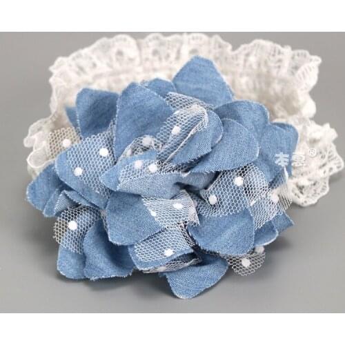 Baby Girl Headbands Hair Accessories 2021 New Flowers Lace Princess Toddler