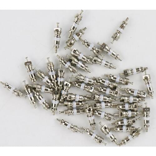 R12 Schrader Valve Core For Car Auto A/C Air Conditioning/Bike Bicycle Tire/HVAC Replacement Repair Tool 100 PCS High Quality