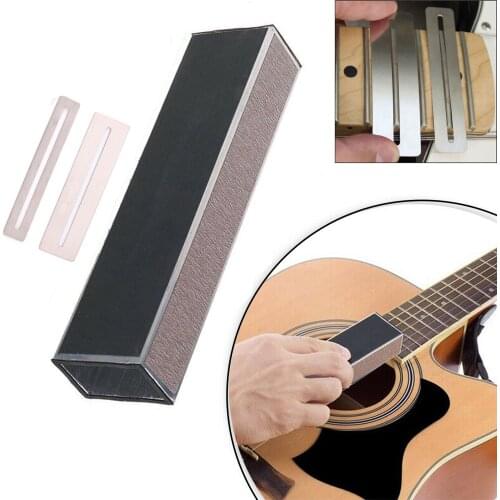 Guitar Sanding Beam Leveling File With 2pcs Fingerboard Guards for Guitar Bass Repair Fret Lever Guitar Tool