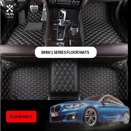 Specialized For BMW F20 F21 F40 1Series Floor Mats Waterproof Durable Foot Pads Black All-Weather Carpet Car Accessories Modifie