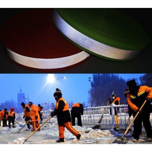 Oxford Reflective Fabric Sewing Tape Reflective Webbing Ribbon For Sewn On Clothing Bags