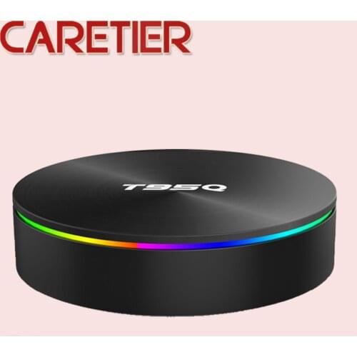 4K Android 9.0 TV BOX Amlogic S905X2 T95Q Smart Media Player 4GB 64GB DDR3 Quad Core 100M 2.4G&5GHz Dual Wifi BT4.1 T95Q 10pcs