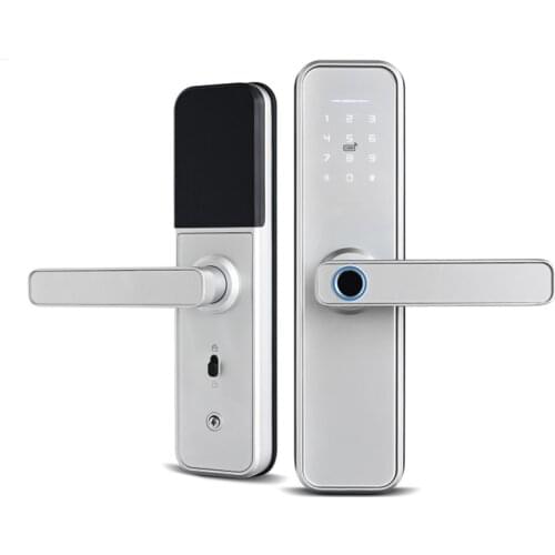 TTlock Tuya Smart APP Fingerprint Door Lock RFID Card Digital Code Wifi Electric Lock Home Security Mortise Access Control Lock