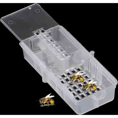 10Pcs Bee Tool Bee Transport Cages Beekeeping Equipment Queen House Beehive Bee Cage White transparent Bee Cage