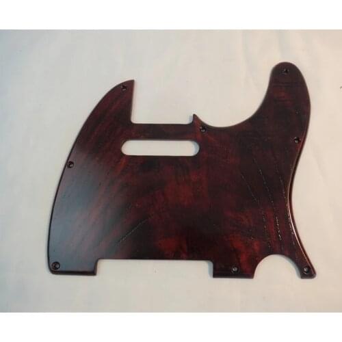 1pcs new Hand-made ailanthus wood Telecaster Guitar Tele Pickguard #3705