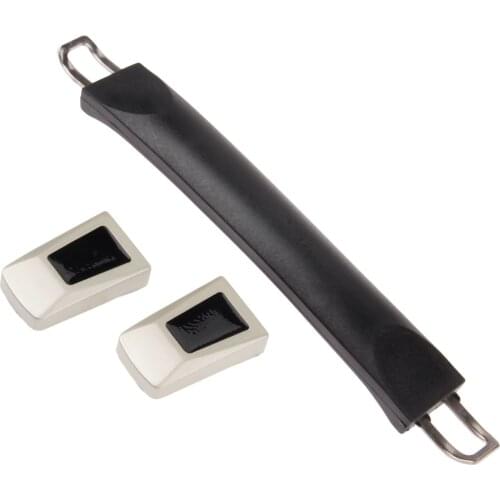 1Pc Replacement Suitcase Box Case Luggage Handle Grip Spare Fix Holder Box Pull Repair Parts Zinc Alloy Seat and Plastic Handle