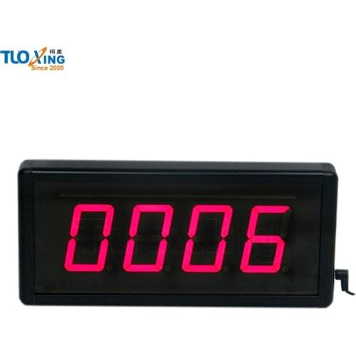 Free shipping 2.3 inch 4 digit days count up timer safety display LED digital countdown counter