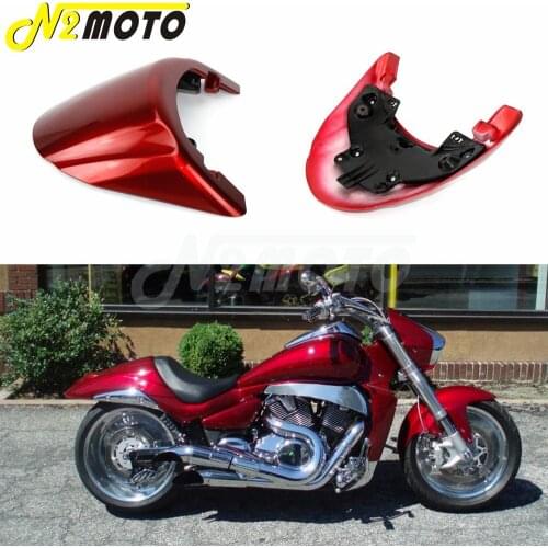 Motorbike Rear ABS Hard Seat Cover Cowl Fairing for Suzuki VZR1800 Intruder M109R 2005 2006-2014 Red Tail Cover Rear Fairing
