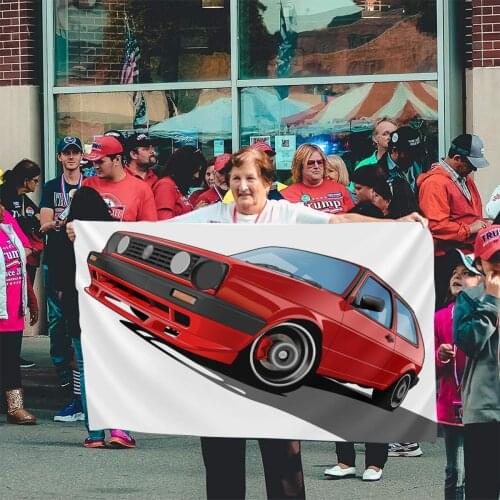 Golf Mk2 899 Pride Flag Printed Gift Banner Home Outdoor Serbia Armenia Chile Flag South Korea