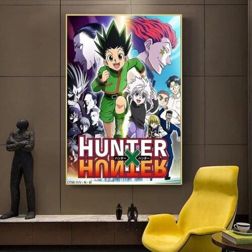 Classic Anime Hunter X Hunter Canvas Painting Japanese Anime Posters and Prints Wall Art Pictures for Living Room Decor Cuadros