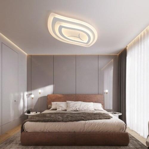 Creative personality childrens room bedroom living room LED leaf ceiling lamps Nordic modern minimalist led Ceiling lights