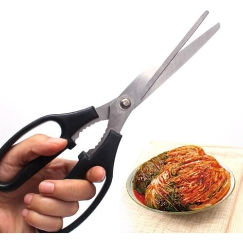 Kitchen scissors outdoor camping barbecue meat tools stainless steel