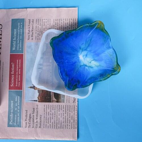 Square Rhombus Coaster Epoxy Resin Mold Cup Pad Mat Silicone Mould DIY Crafts Home Decorations Casting Tool