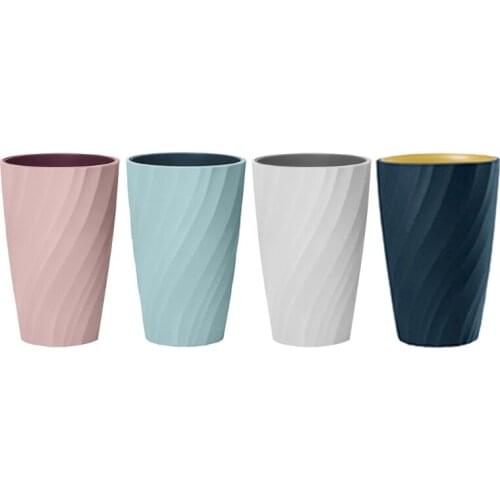 Minimalist Thread Mouthwash Cup Tooth Brush Holder Bathroom Mouthwash Cup Wash Toothbrush Holder Cup Save Space Household Item