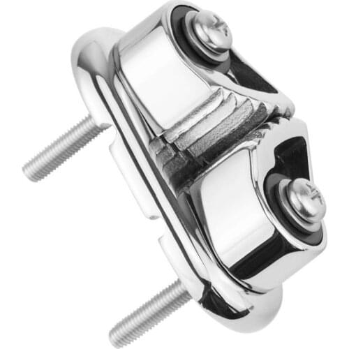 Marine Fitting Stainless Steel Cam Cleat Wire Leading Ring Boat Cleats Matic Fairlead Marine Sailing Sailboat Kayak Canoe Dinghy