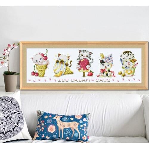 G82 Stich Cross Stitch Kits Craft Packages Cotton Fabric Floss Counted New Designs Needlework Embroidery Cross-Stitching