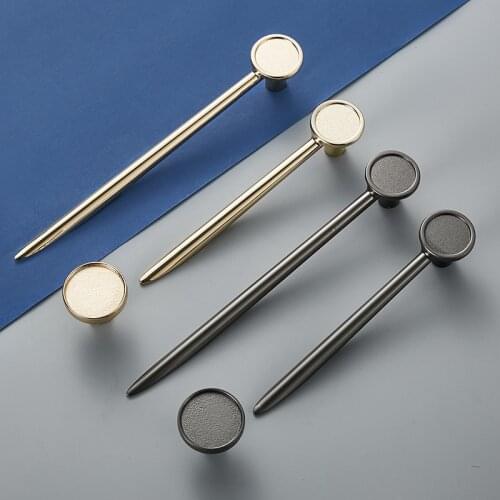 Novelty Creativity Cabinet Furniture Door Pull Handle Knob Gold Grey