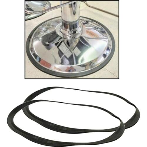 2x Salon Chair Base Equipment Floor Protective Rubber Ring Gasket TRIM Protect