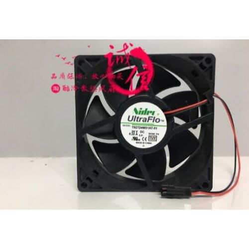Original Nidec T92T24MS1A7-51 24V 0.22A 9CM 9025 two-wire converter radiator fan