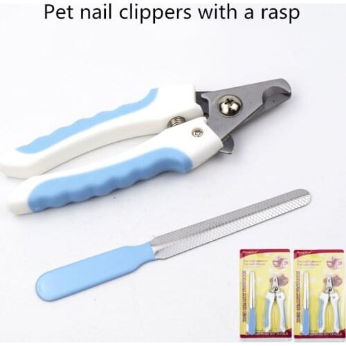 Pet nail clippers with Rasp, high-quality nail scissors, pet cats and dogs universal nail clippers, pet supplies,Q350