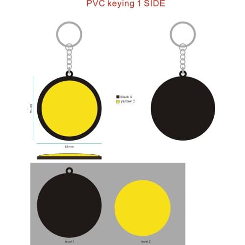 PVC products PVC key chain can be customized Free shiping