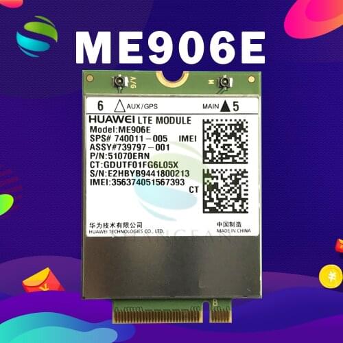 Unlocked ME906E+2PCS IPX4 Antenna NEW&Original FDD LTE 4G WCDMA GSM Module SPS# 740011-005 in stock