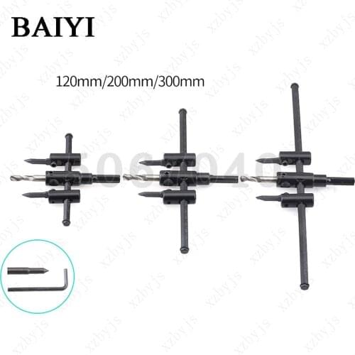 30-120mm 30-200mm 30mm-300mm woodworking drill bit Adjustable aircraft Circle Hole saw Milling cutters Portfolio Tools Hole open