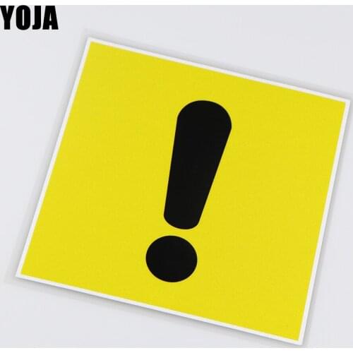 YOJA 15X15CM Warning Sign New Colour Driver Car Sticker Fun Vinyl Decal ZT3-0053