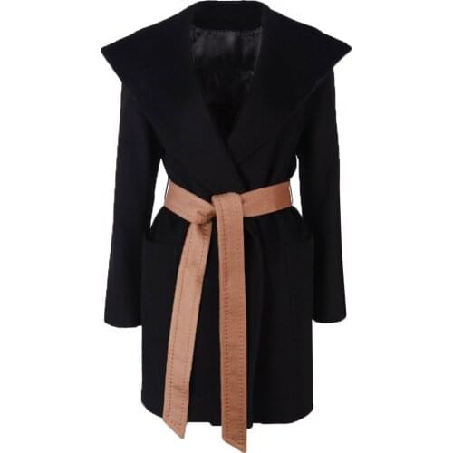YOLOAgain Women's Coats With A Belt