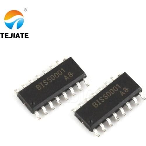 10 pieces of patch BISS0001 SOP16 human body induction infrared sensor signal processor chip alarm