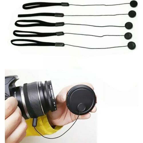 5pcs Lens Cover Cap Keeper Holder Rope For Sony Nikon Canon Pentax DSLR Camera