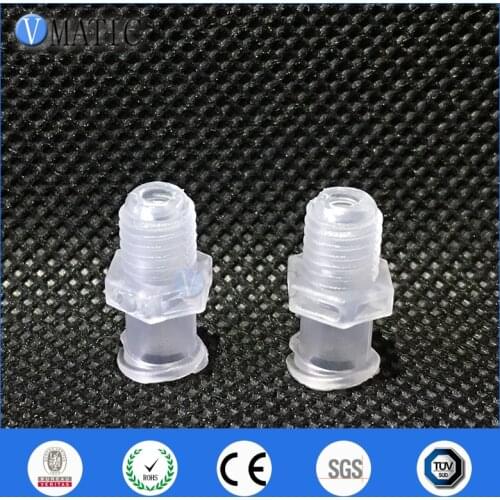 Free Shipping 100Pcs Female Luer Tapered Syringe Fitting Connector (Polyprop) Luer Lock Tapered Connector 1/4 Inch Screw