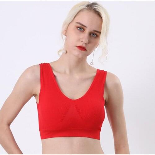 Women Push Up Bralette Female Underwear Brassiere Tank Top Big Size Seamless Bras