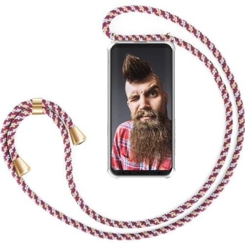 Case For OPPO Realme 6 5 3 Pro Realme X X2 XT K3 C2 F11 F9 Pro F7 A1K Case Crossbody Lanyard Necklace Strap Cord Chain Cover